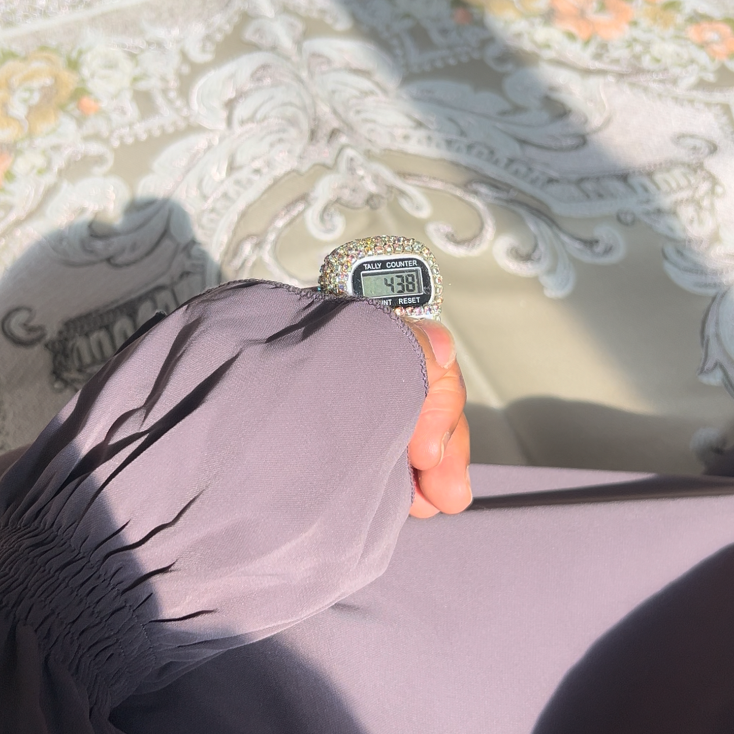 tapis prière brodé