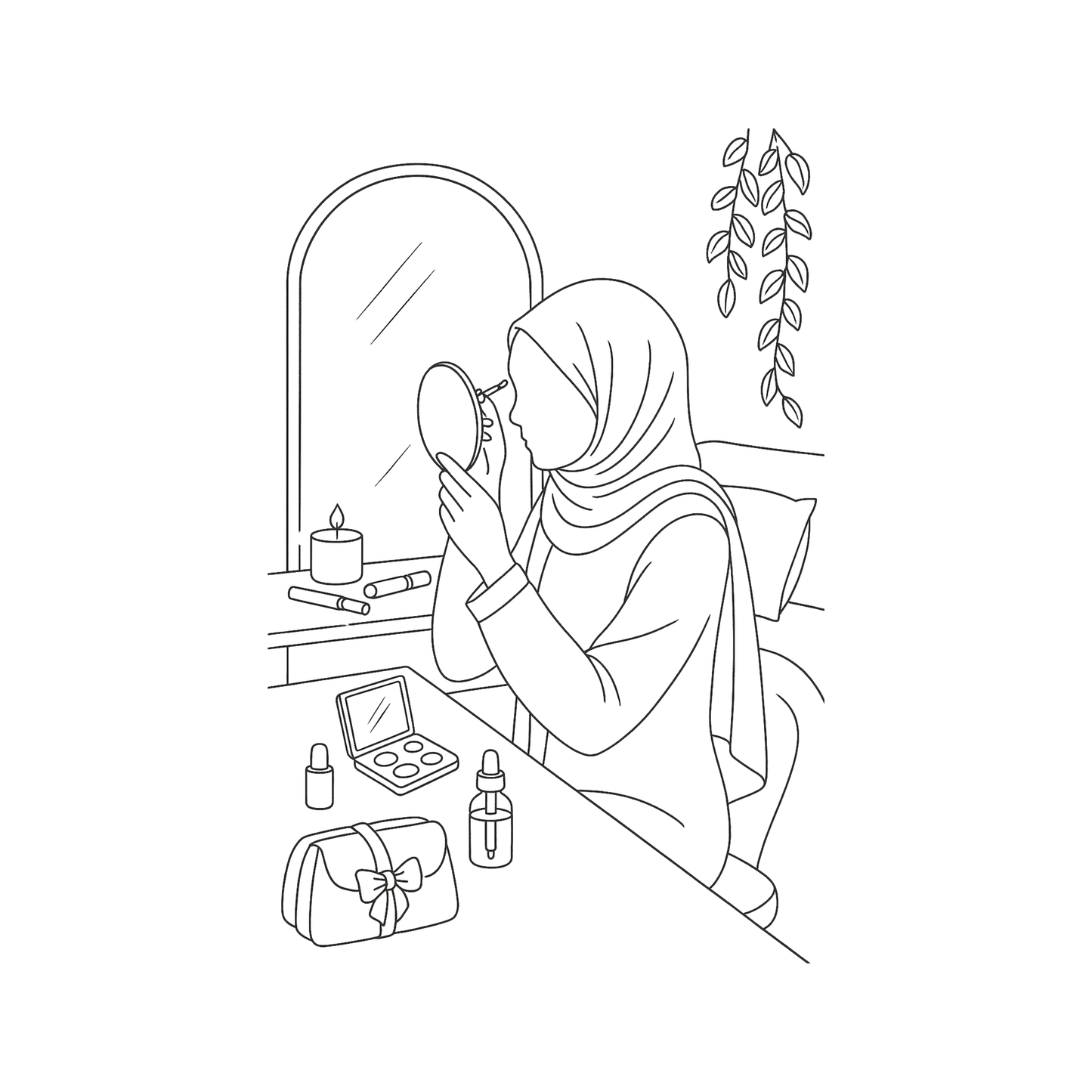 Cahier de coloriage halal
