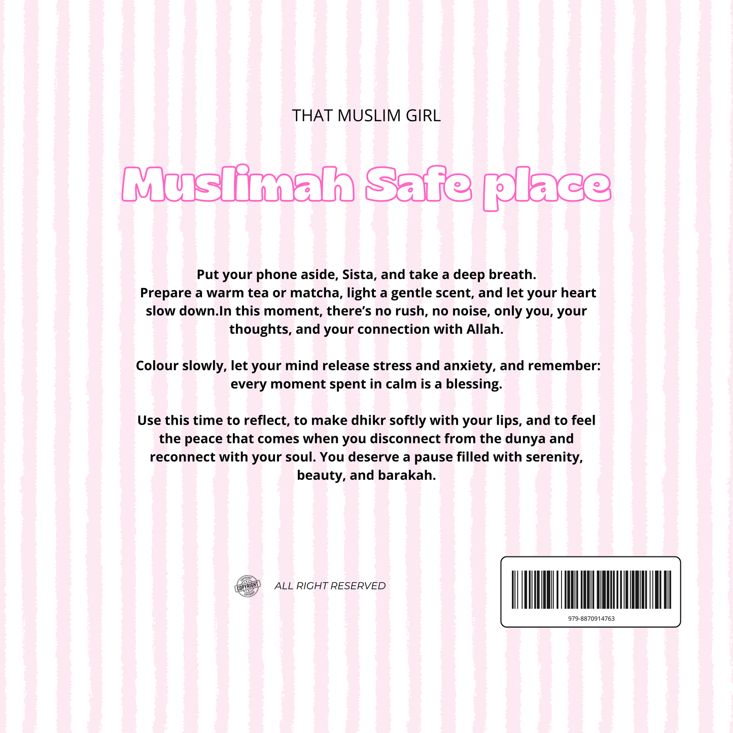Cahier de coloriage halal