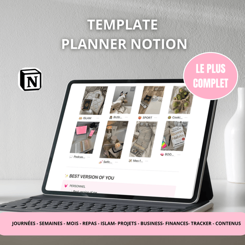 Planner digital notion - thatmuslimgirl