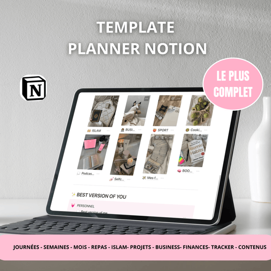 Planner digital notion - thatmuslimgirl